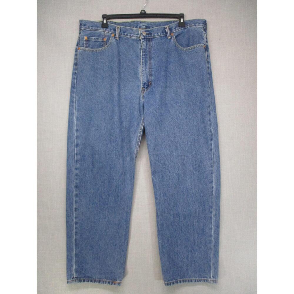 Levi Strauss Co Blue Classic Vintage Relaxed Denim Straight Jeans Size W 42 L 30
